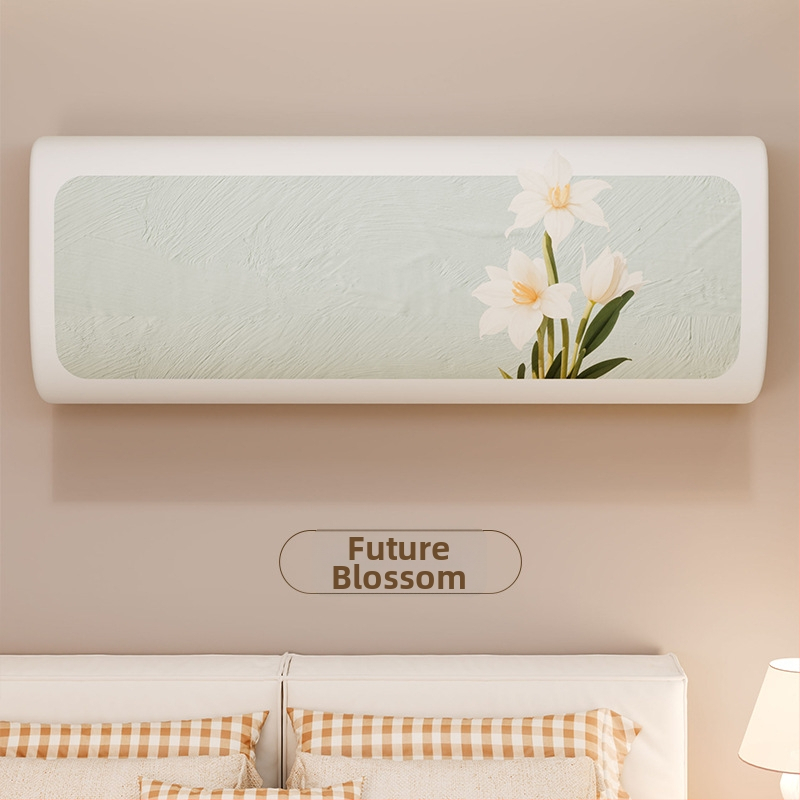 Калъф за климатик – платнен, с висящ монтаж, универсален, модерен стил, прахозащитна обвивка