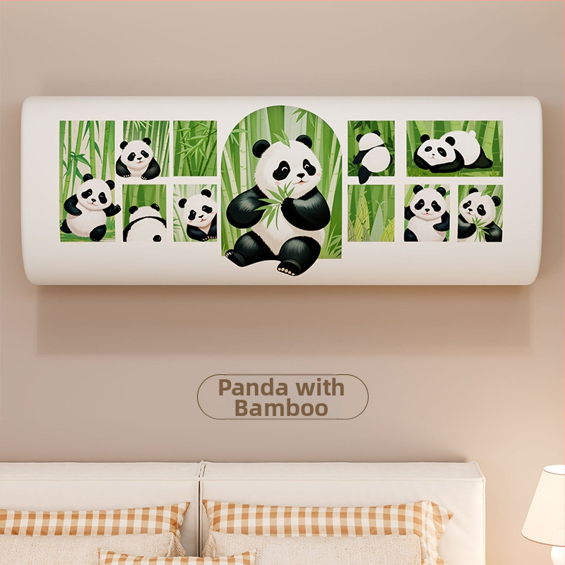 Калъф за климатик – платнен, с висящ монтаж, универсален, модерен стил, прахозащитна обвивка