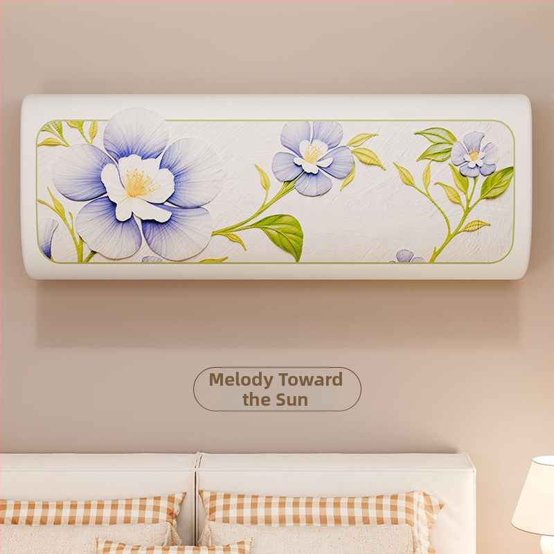 Калъф за климатик – платнен, с висящ монтаж, универсален, модерен стил, прахозащитна обвивка