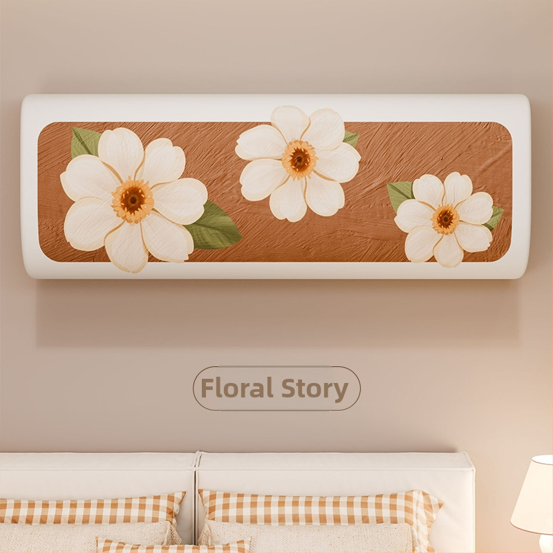 Калъф за климатик – платнен, с висящ монтаж, универсален, модерен стил, прахозащитна обвивка