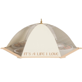 Sulankstomas tinklinis maisto dangtelis – likučiams atlikimams apsauga nuo dulkių ir musių, 2023 m. modelis, šiuolaikinis minimalistinis dizainas, daugiafunkcis