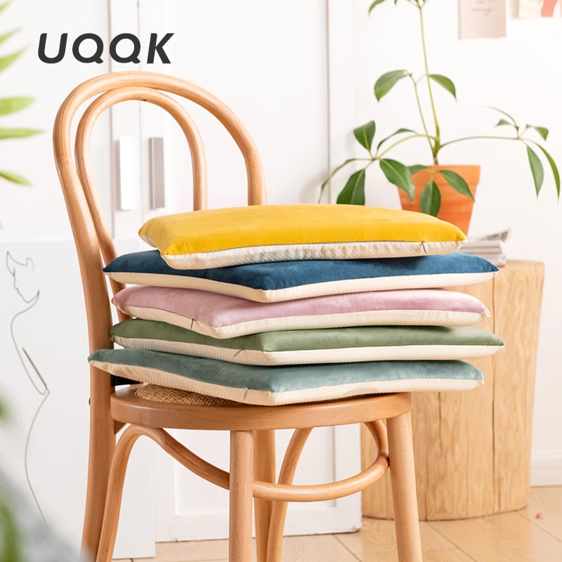 Sēdvietas spilvens no Lisi velūra ar atmiņas putām, mūsdienīgs minimālisma stils, piemērots dzīvojamai istabai un restorāniem