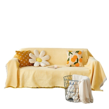 Presvlaka za trosjed, poliester, moderni minimalistički stil, potpuno prekrivanje, uzorci: jednobojni, houndstooth, kvadrat.