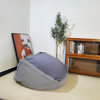 Navlaka za kauč tatami stila za jednosed, pamuk i lan, sa zatvaračem cijelog duljine, odvojiva periva vanjska navlaka, zamjenski navlaka za Muji/Xiaomi kauč tijelo