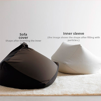Navlaka za kauč tatami stila za jednosed, pamuk i lan, sa zatvaračem cijelog duljine, odvojiva periva vanjska navlaka, zamjenski navlaka za Muji/Xiaomi kauč tijelo