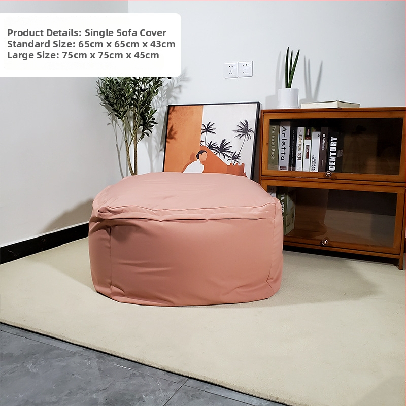 Navlaka za kauč tatami stila za jednosed, pamuk i lan, sa zatvaračem cijelog duljine, odvojiva periva vanjska navlaka, zamjenski navlaka za Muji/Xiaomi kauč tijelo