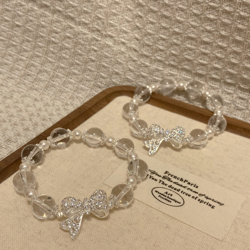 Narukvica - kristal, jednostavan stil, ženski dizajn, proljeće 2025