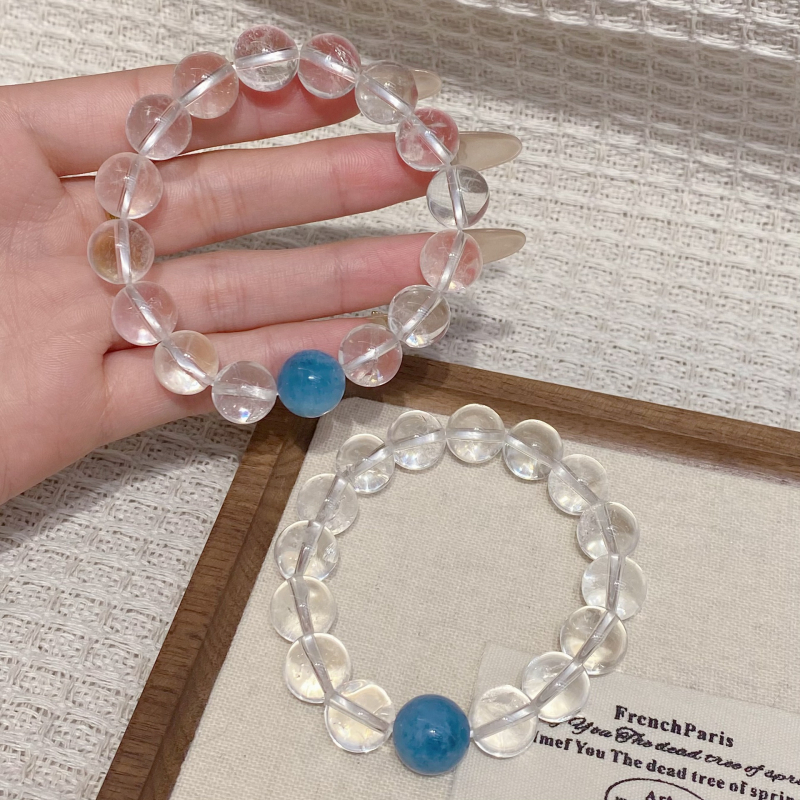 Narukvica - kristal, jednostavan stil, ženski dizajn, proljeće 2025