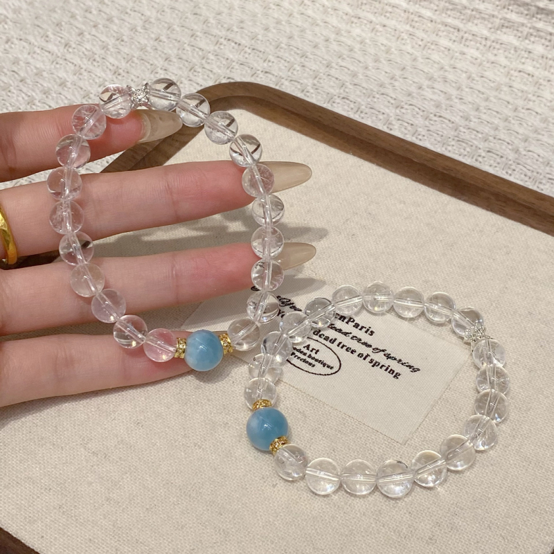 Narukvica - kristal, jednostavan stil, ženski dizajn, proljeće 2025