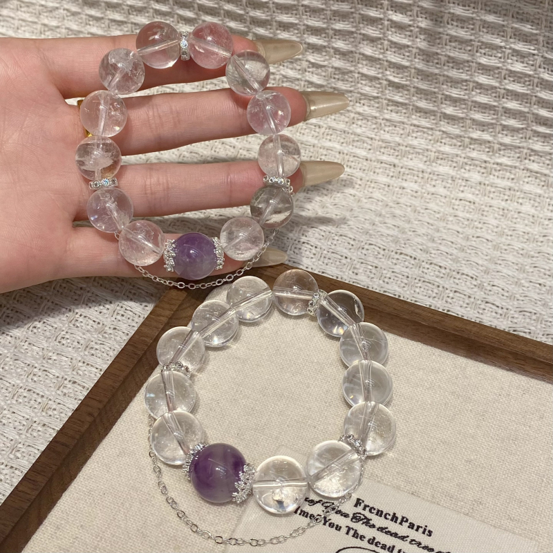 Narukvica - kristal, jednostavan stil, ženski dizajn, proljeće 2025