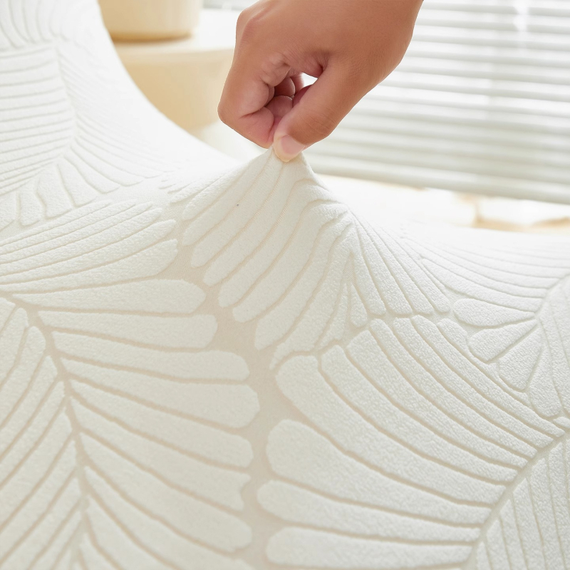 Wanerfang Jacquard bársony kanapéhuzat - univerzális négyévszakos porálló, rugalmas egyszemélyes védőhuzat, minimalist stílus