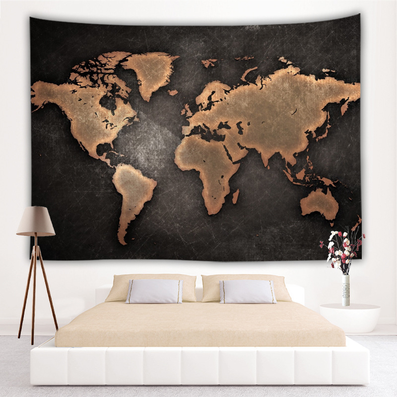 Гоблен за стена от полиестер, ръчно тъкан, геометричен абстрактен мотив, квадратна форма, модерен минималистичен стил