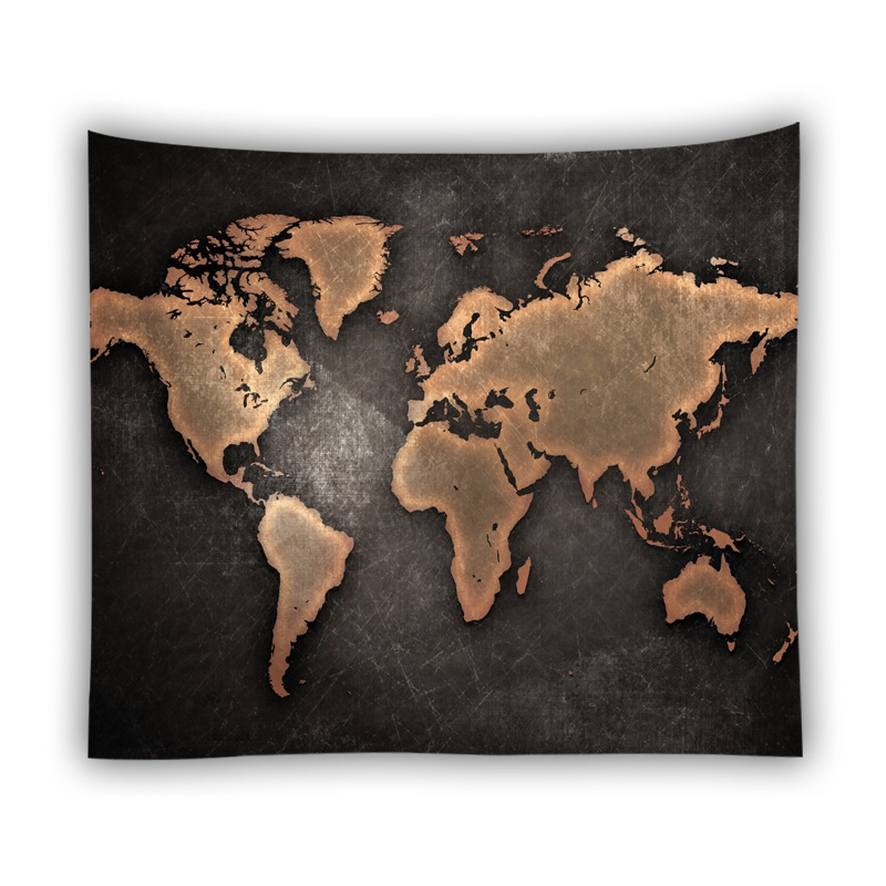 Гоблен за стена от полиестер, ръчно тъкан, геометричен абстрактен мотив, квадратна форма, модерен минималистичен стил