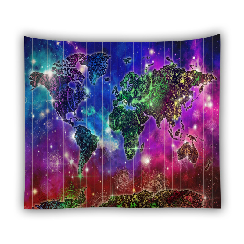 Гоблен за стена от полиестер, ръчно тъкан, геометричен абстрактен мотив, квадратна форма, модерен минималистичен стил