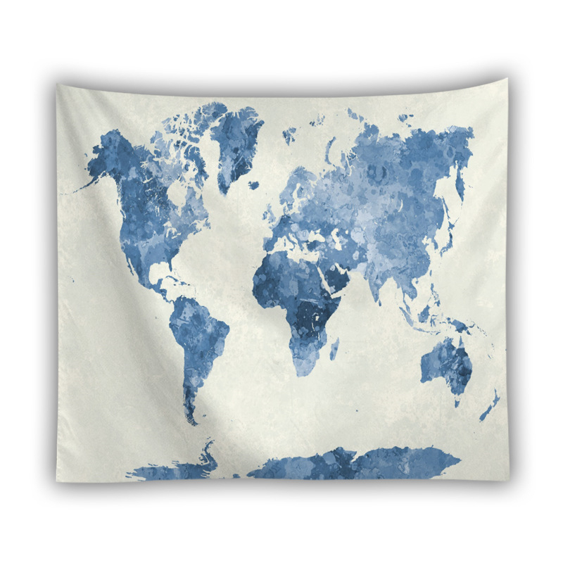 Гоблен за стена от полиестер, ръчно тъкан, геометричен абстрактен мотив, квадратна форма, модерен минималистичен стил