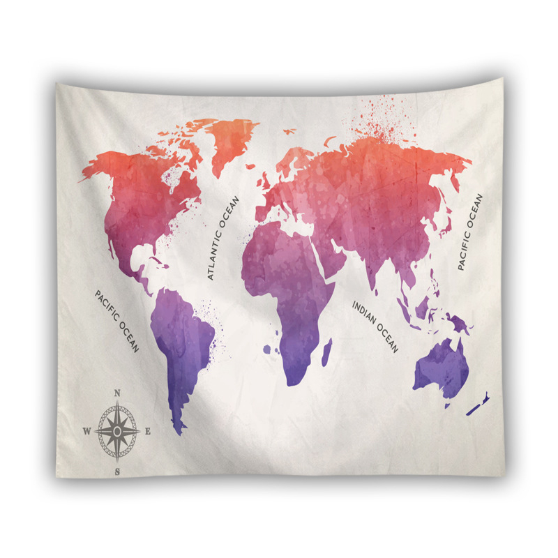 Гоблен за стена от полиестер, ръчно тъкан, геометричен абстрактен мотив, квадратна форма, модерен минималистичен стил