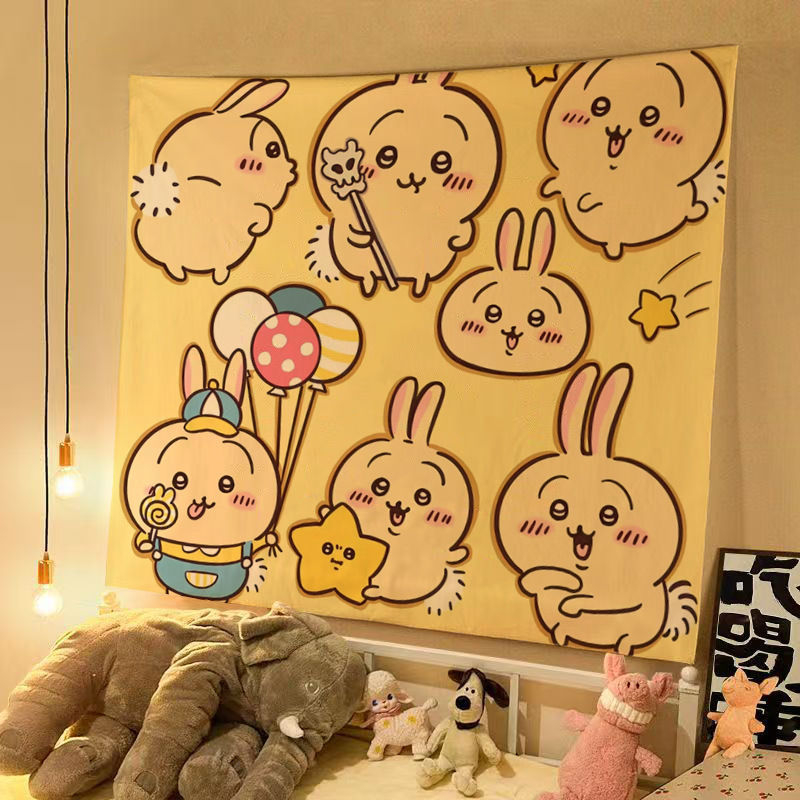 Гобелен за фона на таблата на леглото, плюш материя, памук 80–90%, правоъгълна форма, китайски стил, нетъкана тъкан