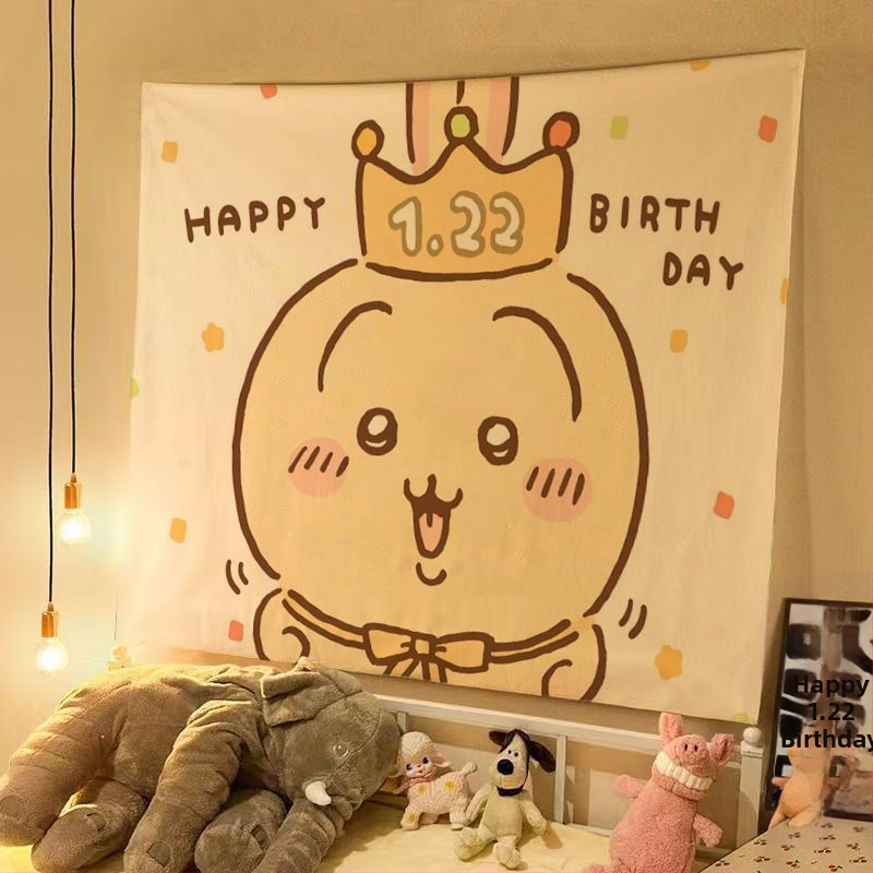 Гобелен за фона на таблата на леглото, плюш материя, памук 80–90%, правоъгълна форма, китайски стил, нетъкана тъкан