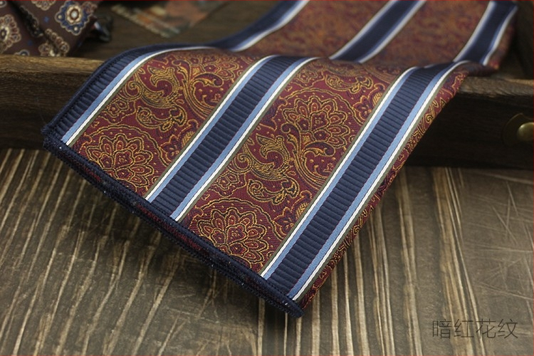 Джобна кърпа за сако, полиестерна материя, модел кешу орехи, сатенено покритие, модерен стил, стандартна ширина