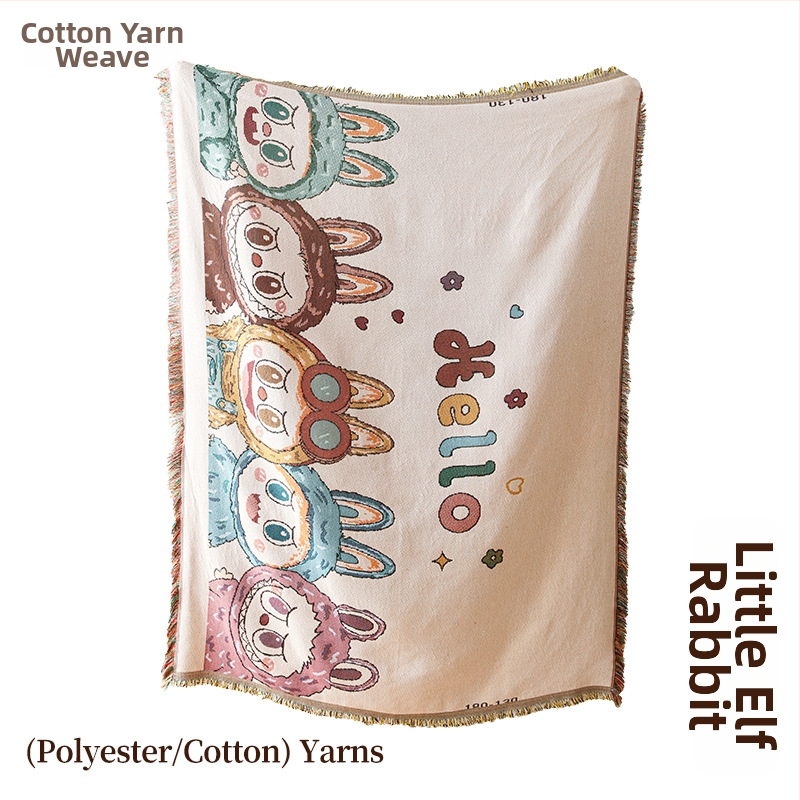 Американски стил покривка за маса за открито, правоъгълна, полиестер, Cartoon/Anime модел