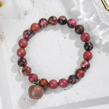 Narukvica s kristalom kvarca, nehrđajući čelik, Spaceflight marka, boemski stil, ljeto 2025 izdanje