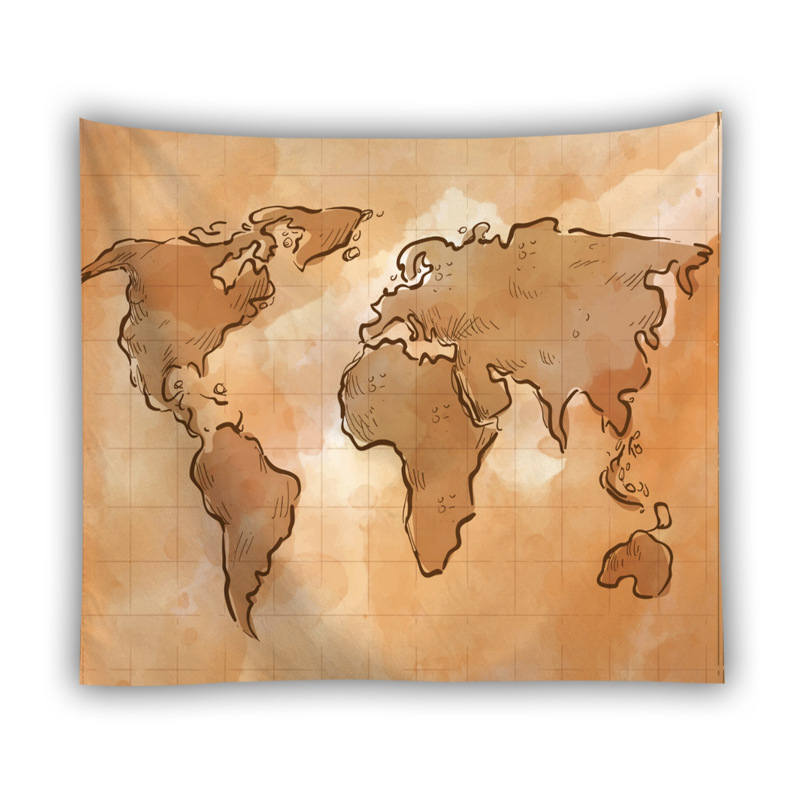 Гоблен за стена - полиестерно влакно; ръчна тъкан; геометрично абстрактен мотив; съвременен минималистичен стил; квадратна форма