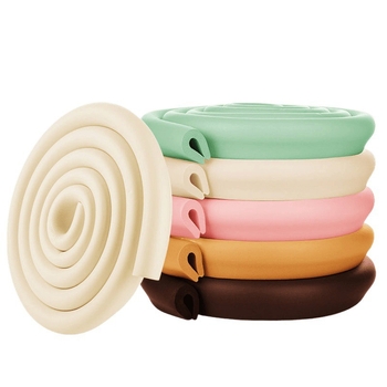 U-veida aizsargjosla galda malām no putām, pašlīmējoša, aizsardzībai pret stikla malām