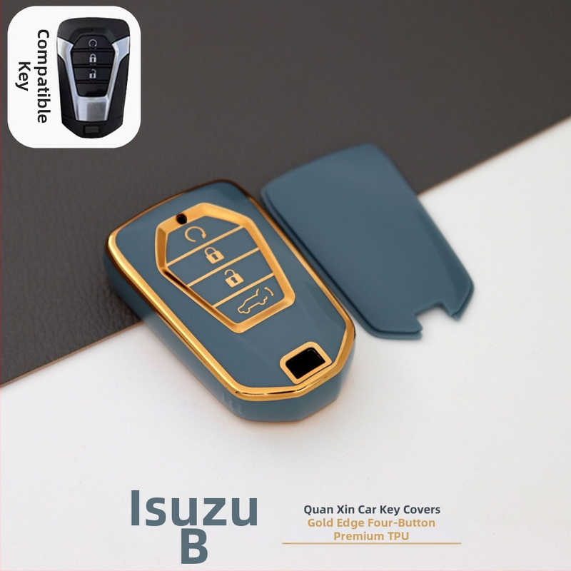 Isuzu D-MAX ja MU-X võtmeümbris, TPU kaitsekate nutikale kaugjuhtimisele, kõrgkvaliteediline disain