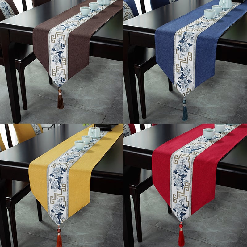 Laudlipp puuvillast ja linast; uus Hiina stiil; Hiina stiili seeria muster; Bränd: Sincerity.