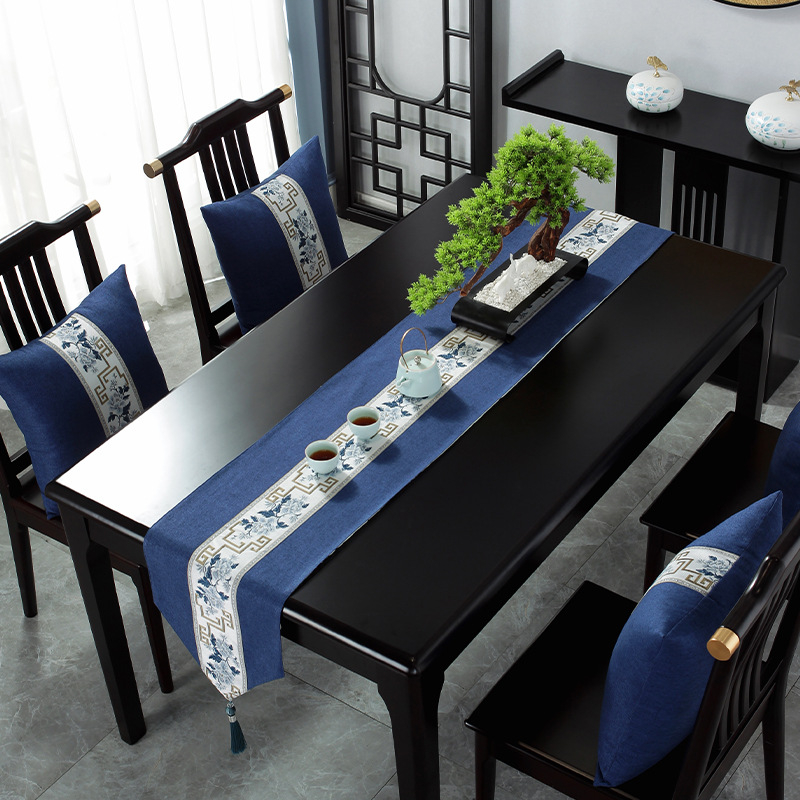 Laudlipp puuvillast ja linast; uus Hiina stiil; Hiina stiili seeria muster; Bränd: Sincerity.