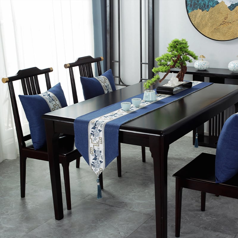 Laudlipp puuvillast ja linast; uus Hiina stiil; Hiina stiili seeria muster; Bränd: Sincerity.