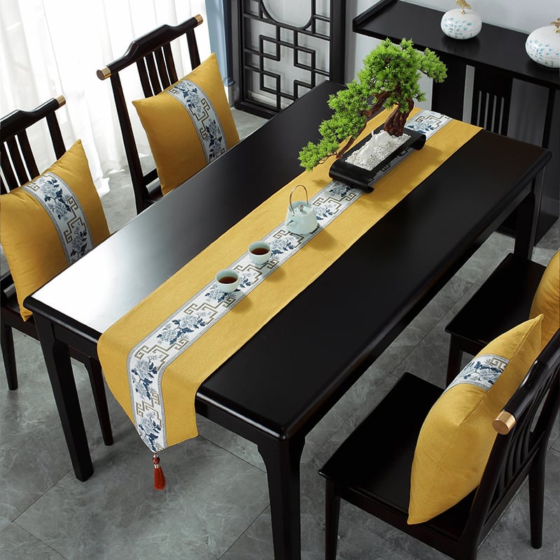 Laudlipp puuvillast ja linast; uus Hiina stiil; Hiina stiili seeria muster; Bränd: Sincerity.