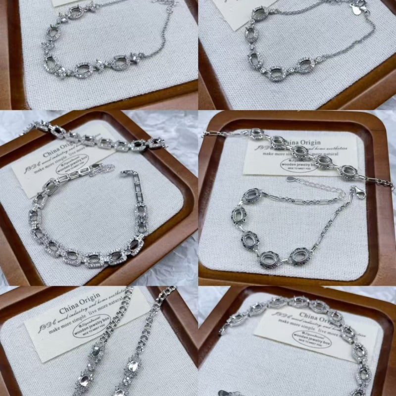 Star Painting Jewelry Luksuzni ručni rad DIY narukvica s prirodnim cirkonom, geometrijski dizajn, motiv Morpho, za žene