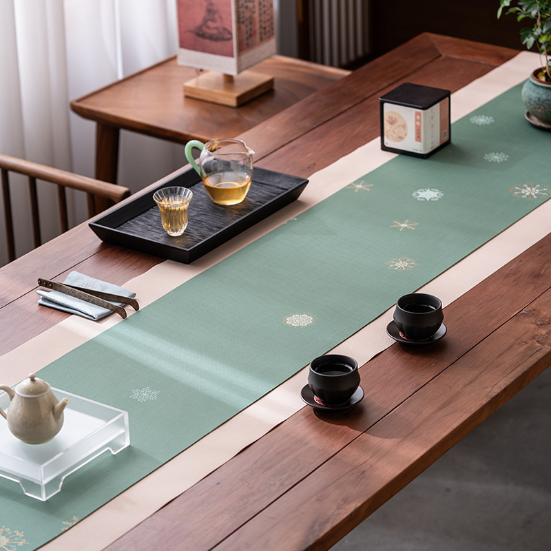 Laudlina - polüesterkangas puuvillase lisandiga, Hiina tuule motiiv, kerge luksus stiil, kohandatav, elutuba, restoran või äriruumid