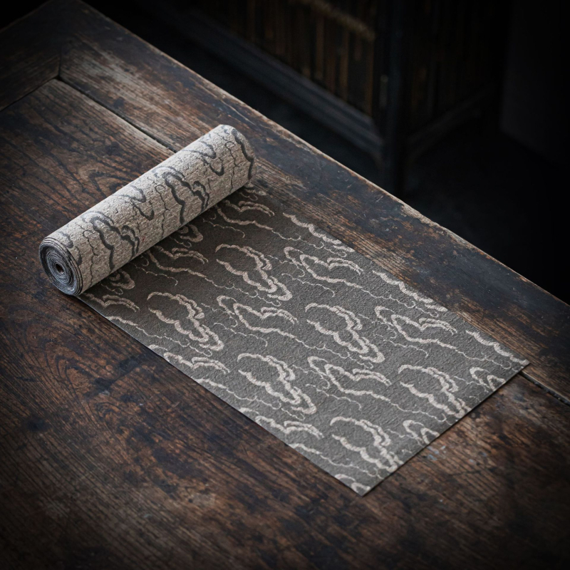 Hiina stiilis tee-seremoonia laua lipp ja tee-katte; 100% polüester; Muster: Hiina tuule seeria; Stiil: Uus Hiina stiil; Kohandamine saadaval