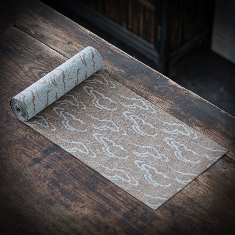 Hiina stiilis tee-seremoonia laua lipp ja tee-katte; 100% polüester; Muster: Hiina tuule seeria; Stiil: Uus Hiina stiil; Kohandamine saadaval