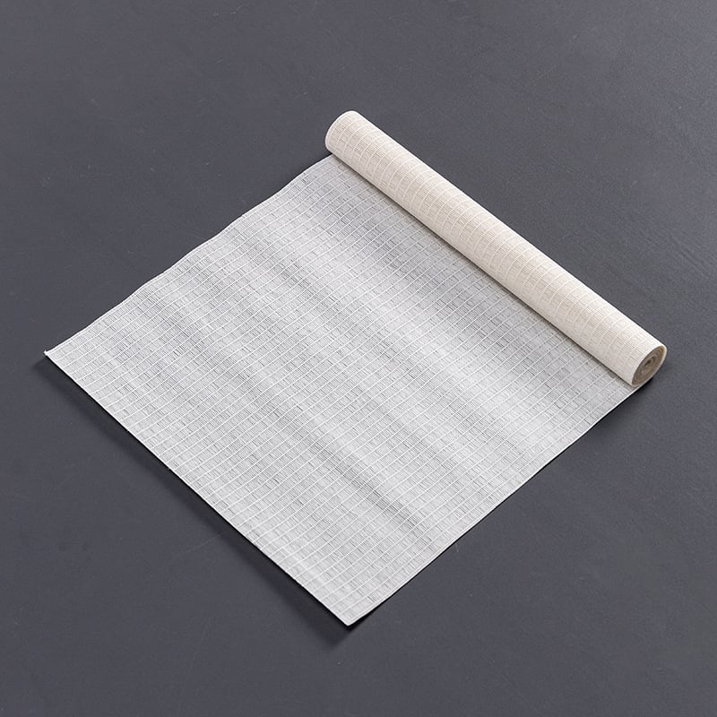 Teeta laua runner viskooskiududest — moods minimalistlik stiil; kanga koostis: 85% peamine koostis, 10% sekundaarne, 5% alamkomponent; kohandamine saadaval