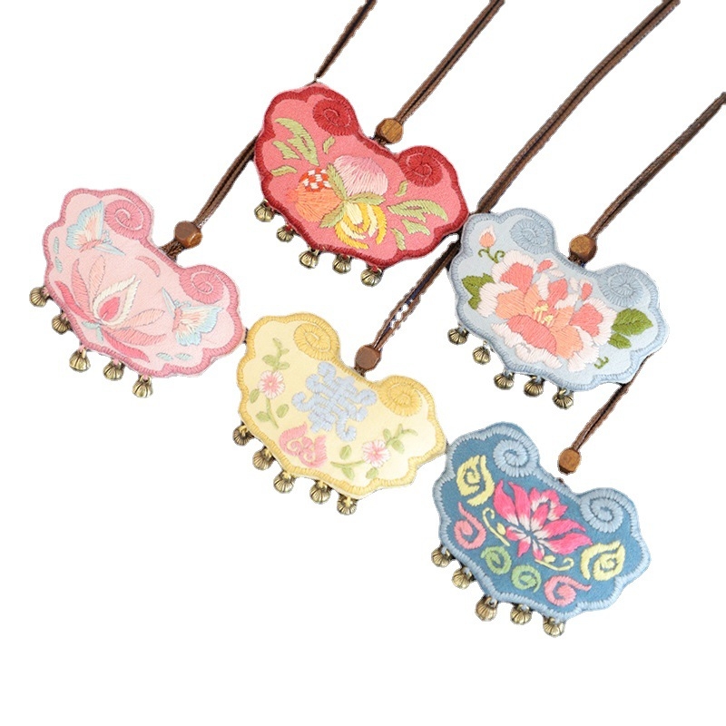 Комплект за бродиране с кръстат бод – нов китайски стил, лен, празничен мотив, друг вид бродерия