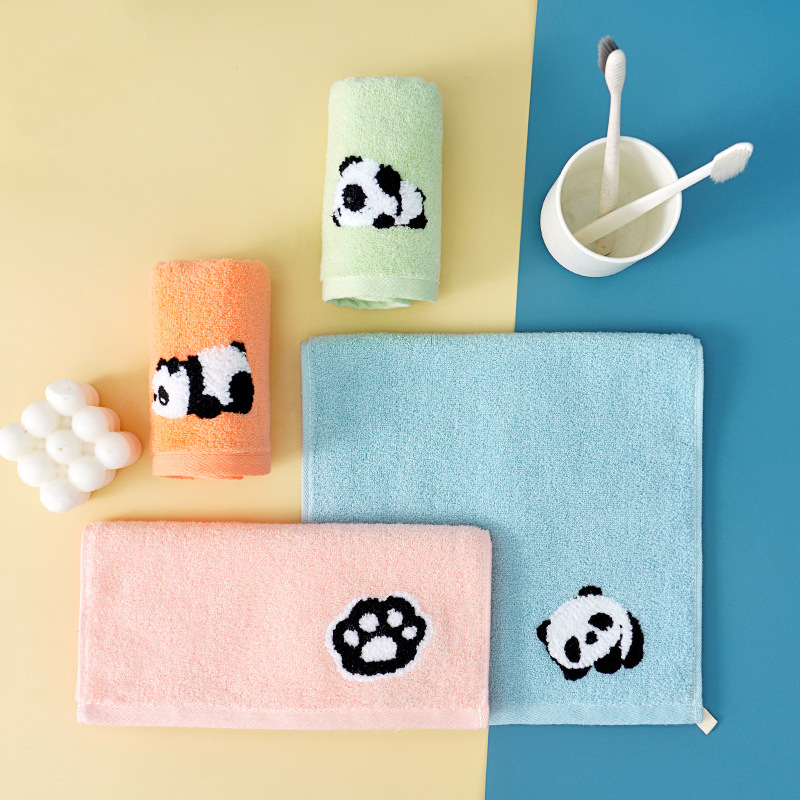 Dječji ručnik za ruke s cartoon motivom, 100% pamuk, težina ispod 50 g, izšiven, ravno tkanje, prilagodljivo