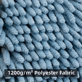 Chenille riputatav käterätik õmmeldud armsa karikatuurlooma kujutisega – paks köögikäterätik, Loomade loominguline sari