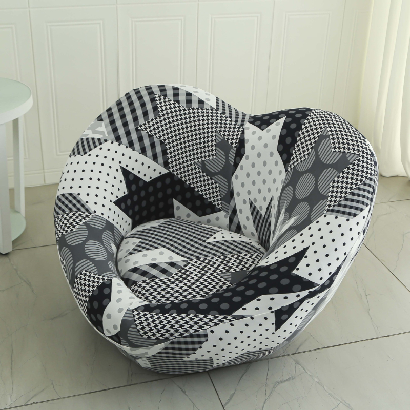 Huzat kanapé/stol, poliészter, pastoraális stílus, minták: csíkok, szív alakú, virágos