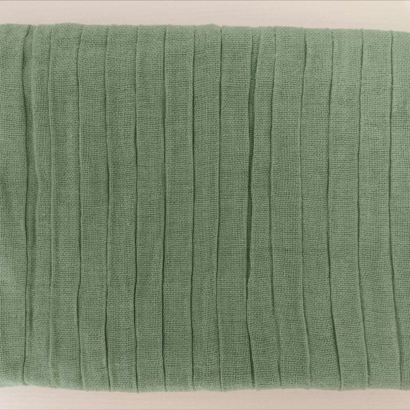 5 rétegű tiszta pamut géz törölköző, testre szabható, hajlított szegéllyel, logó nyomás elérhető