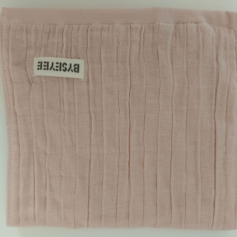 5 rétegű tiszta pamut géz törölköző, testre szabható, hajlított szegéllyel, logó nyomás elérhető