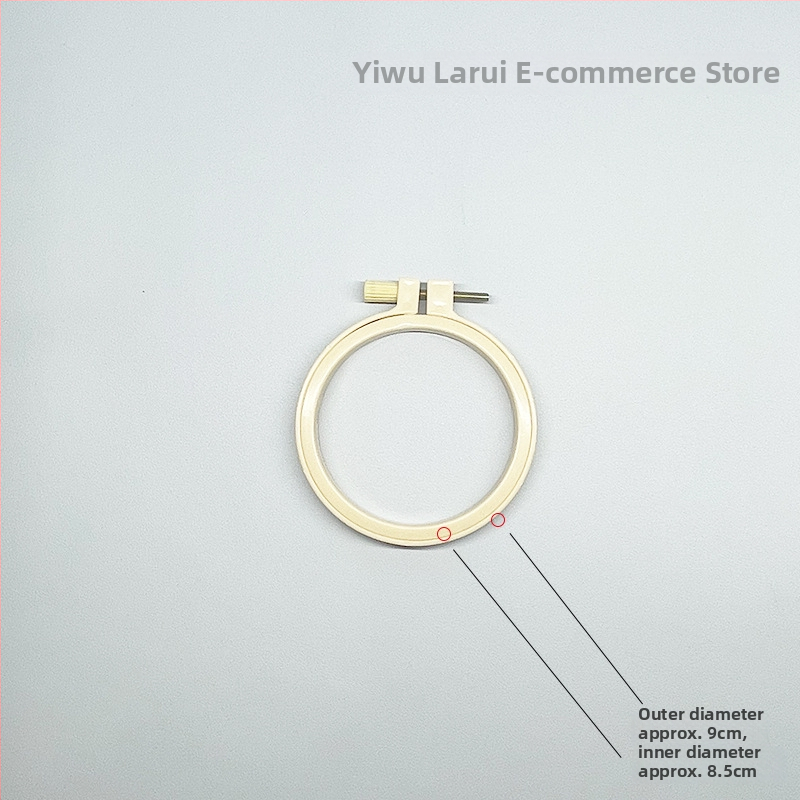 Keresztszemes hímzőkeret készlet, állítható műanyag keret, PP anyag, modern minimalista stílus