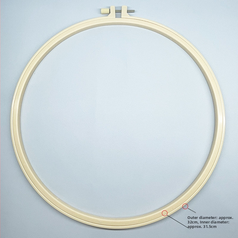 Keresztszemes hímzőkeret készlet, állítható műanyag keret, PP anyag, modern minimalista stílus