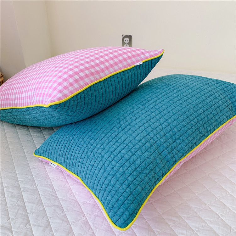 Navlaka za jastuk – prešivana, pamuk, twill tkanina, reaktivno bojanje, periva