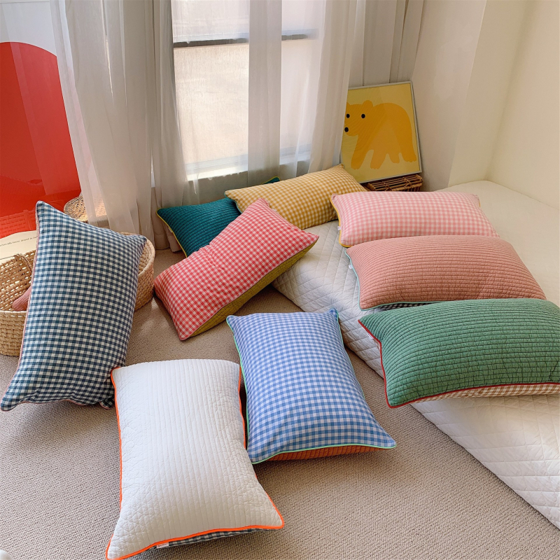 Navlaka za jastuk – prešivana, pamuk, twill tkanina, reaktivno bojanje, periva