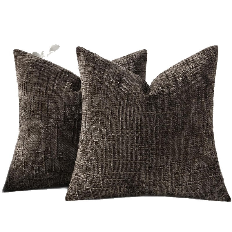 Moderna jednostavna navlaka za jastučnicu za kauč, bambus chenille naslon za leđa, 45×45 cm, bijela, za dnevni boravak i spavaću sobu, Maple Bei