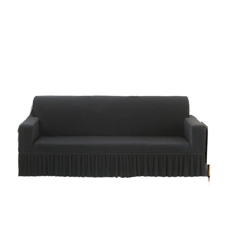 Universális kanapéhuzat, poliészter keverék, egyszínű minta, egyszerű és modern stílus, kanapé védőhuzat