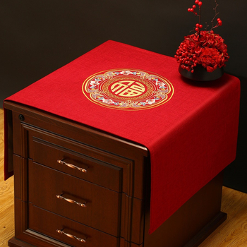 Многофункционална покривка за маси и шкафове за нощно шкафче, кафе маса и маса за хранене — стил: Нов китайски стил — пространство: всекидневна — Материал: Друг